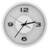 Настенные часы Economix Promo ART металлический, серебряный (E51809-00)