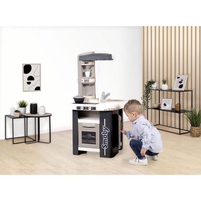 Игровой набор Smoby Интерактивная кухня Тефаль Студио Френч с аксессуарами Графитовая (311056) изображение 10