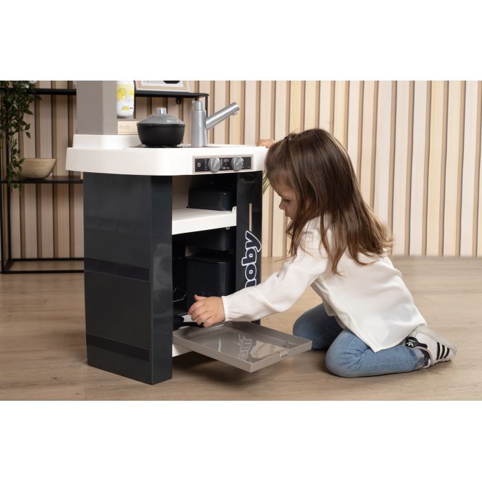 Игровой набор Smoby Интерактивная кухня Тефаль Студио Френч с аксессуарами Графитовая (311056) изображение 12