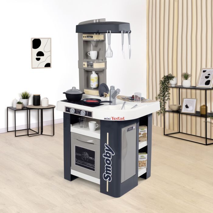 Игровой набор Smoby Интерактивная кухня Тефаль Студио Френч с аксессуарами Графитовая (311056) изображение 8