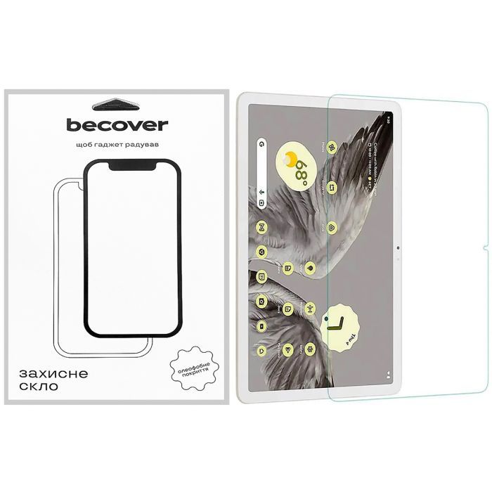 Стекло защитное BeCover Google Pixel Tablet 10.95" (709790)
