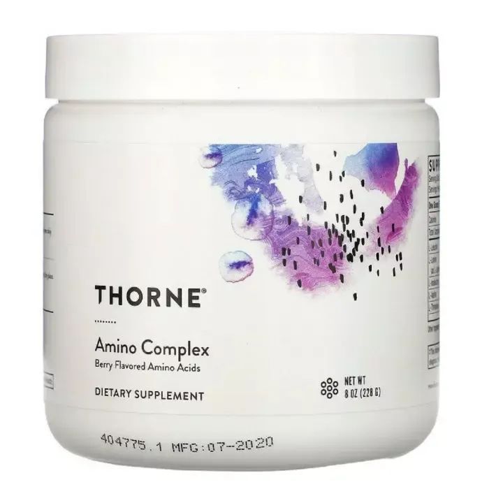 Аминокислота Thorne Research Комплекс аминокислот, вкус ягод, Amino Complex, Berry Flavored, 228 г ( (THR-00464)