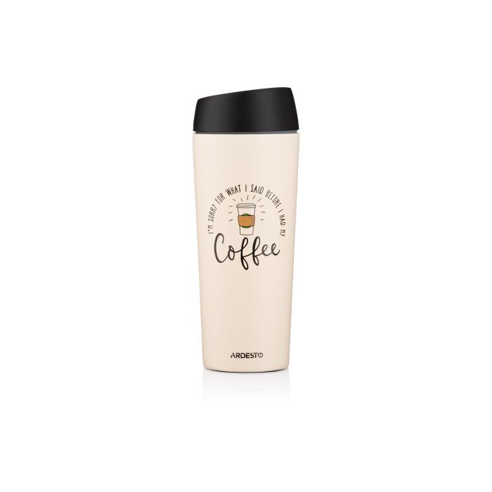 Термокружка Ardesto Coffee Time 450 мл Чорна (AR2645BC) зображення 10