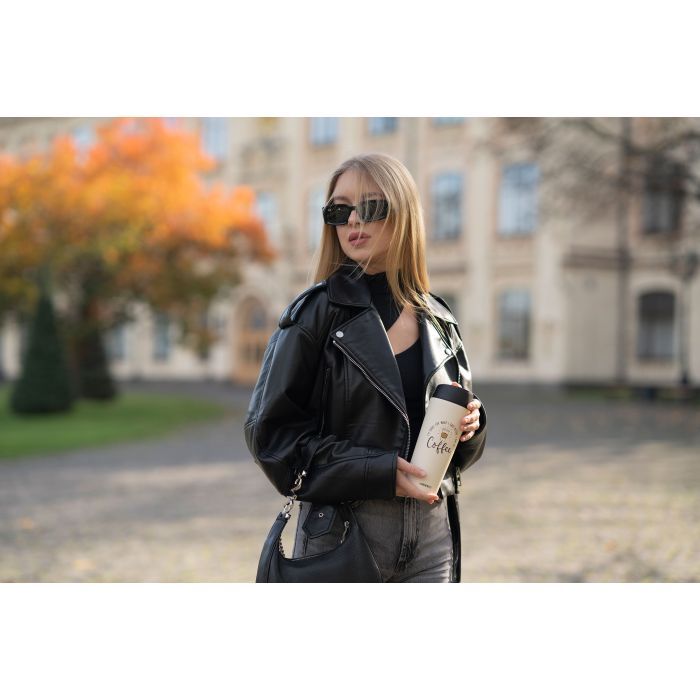 Термокружка Ardesto Coffee Time 450 мл Чорна (AR2645BC) зображення 2