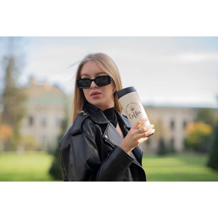 Термокружка Ardesto Coffee Time 450 мл Чорна (AR2645BC) зображення 8