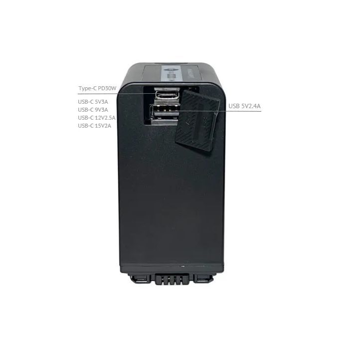 Акумулятор до фото/відео PowerPlant Panasonic TP-VBR89G 10500mAh (CB970964) зображення 2
