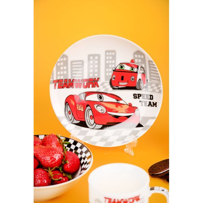 Тарелка Limited Edition Cars 18 см Обідня (YF6032-1) изображение 3