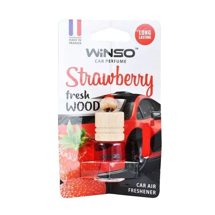 Ароматизатор для автомобиля WINSO WOOD STRАWBERRY (530350)