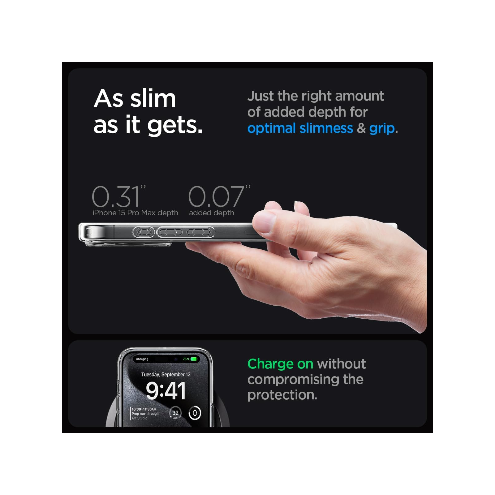 Чохол до мобільного телефона Spigen Apple iPhone 15 Pro Max Ultra Hybrid MagFit Carbon Fiber (ACS06578) зображення 9