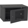 Шафа настінна Ipcom 6U, 600*600, перфоровані дверцята, RAL9005 (СН-6U-060х060-ДП-9005) зображення 2