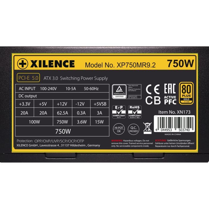 Блок питания Xilence 750W (XP750MR9.2) изображение 4