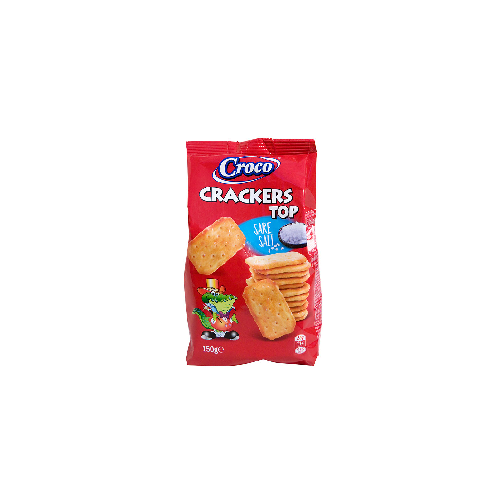 Печенье Croco Crackers Top соленый 150 г (5941194003499)