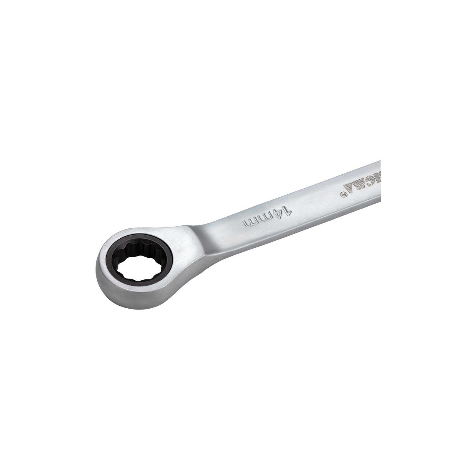 Ключ Sigma рожково-накидной с трещеткой 13мм CrV satine (6022131) изображение 5
