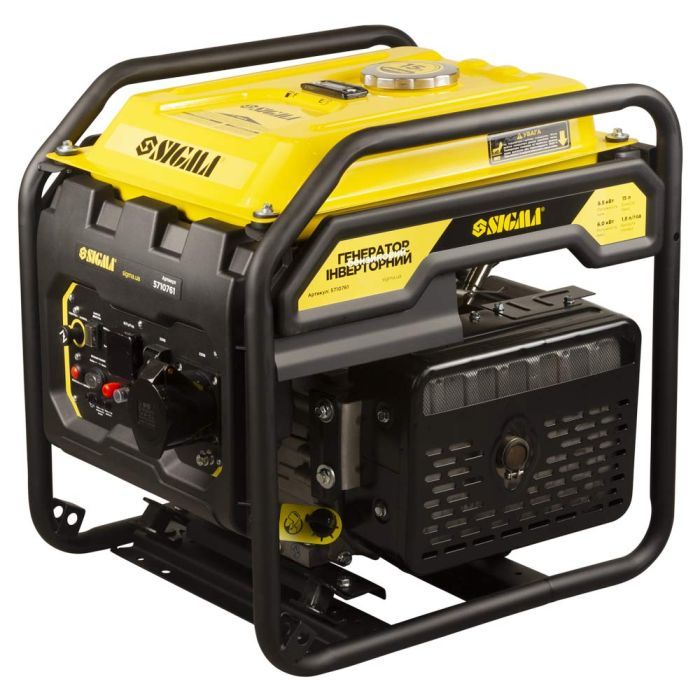 Генератор Sigma инверторный, 5.5/6.0kW, 15л, ручной запуск (5710761) изображение 2