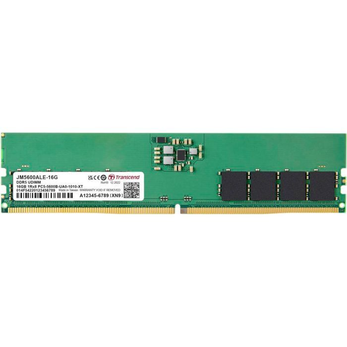 Модуль памяти для компьютера DDR5 16GB 5600 MHz JetRam Transcend (JM5600ALE-16G)