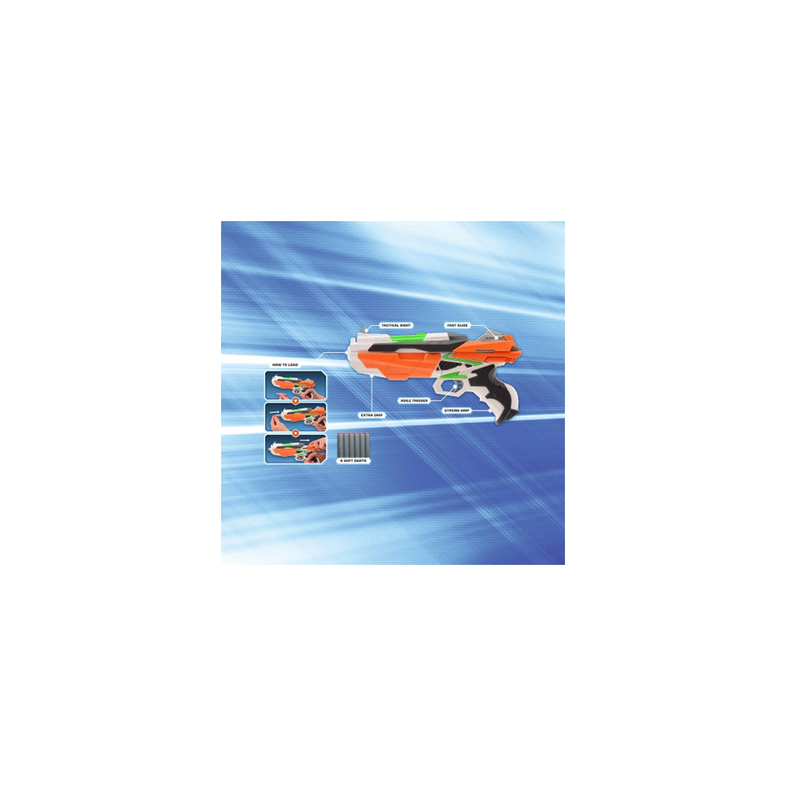 Игрушечное оружие Tack Pro Бластер Crow III (6337447) изображение 3