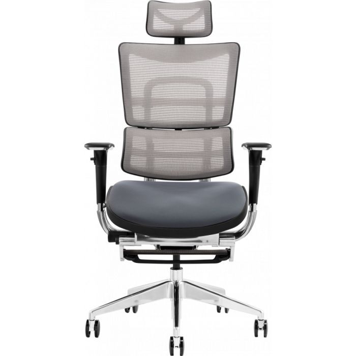 Офисное кресло GT Racer X-801L Bright Gray (X-801L Bright Gray (W-20 B-40)) изображение 2