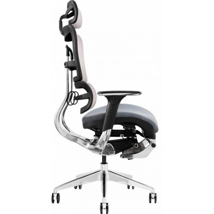 Офисное кресло GT Racer X-801L Bright Gray (X-801L Bright Gray (W-20 B-40)) изображение 4