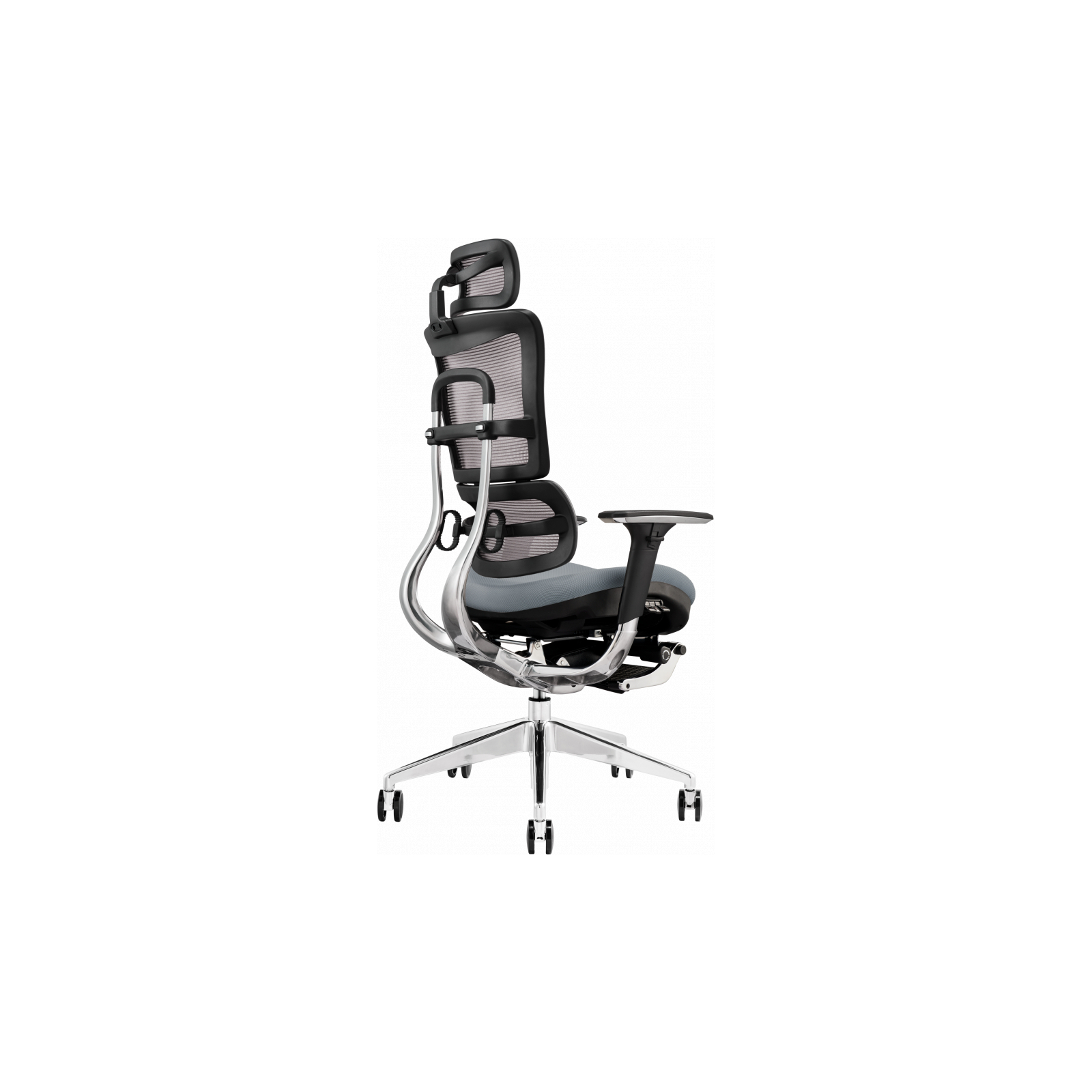 Офисное кресло GT Racer X-801L Bright Gray (X-801L Bright Gray (W-20 B-40)) изображение 5