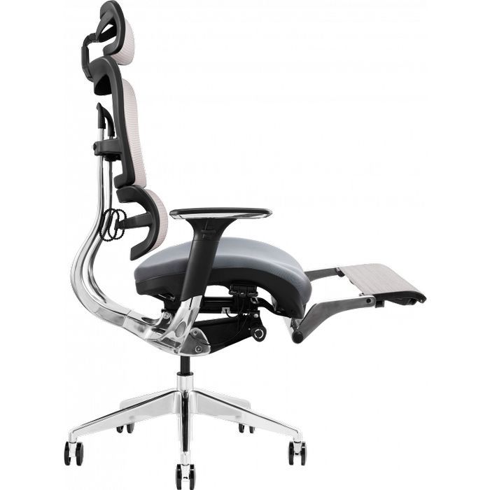 Офисное кресло GT Racer X-801L Bright Gray (X-801L Bright Gray (W-20 B-40)) изображение 6