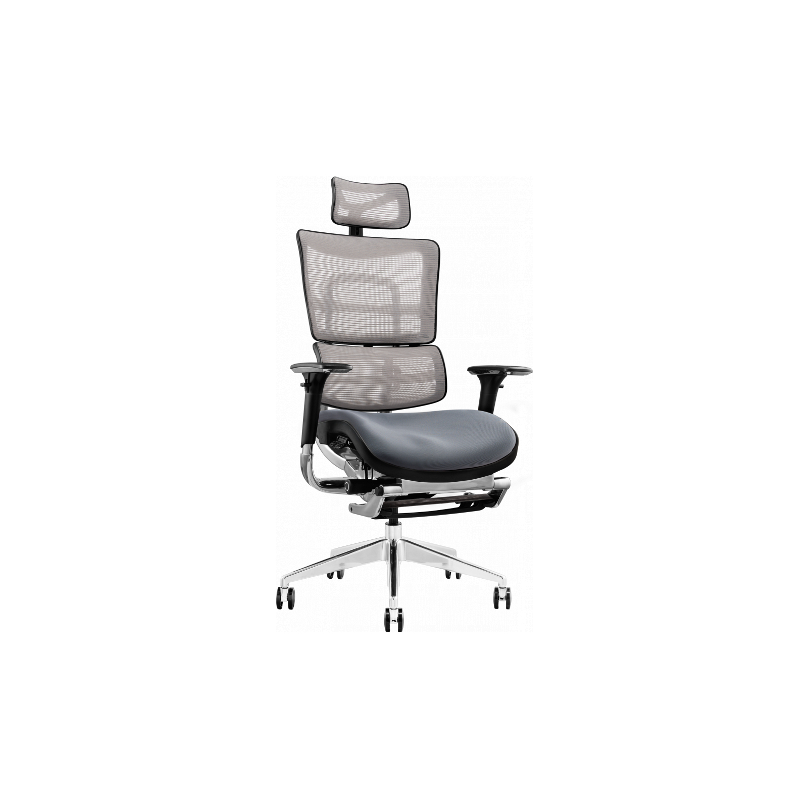 Офисное кресло GT Racer X-801L Bright Gray (X-801L Bright Gray (W-20 B-40))