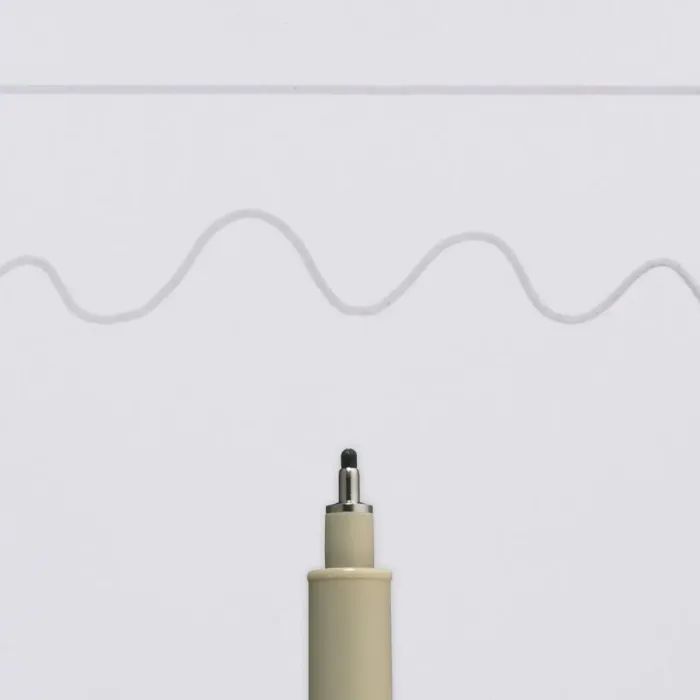 Лайнер Sakura Pigma Micron (10) 0,6 мм Светло-серый (084511333697) изображение 3