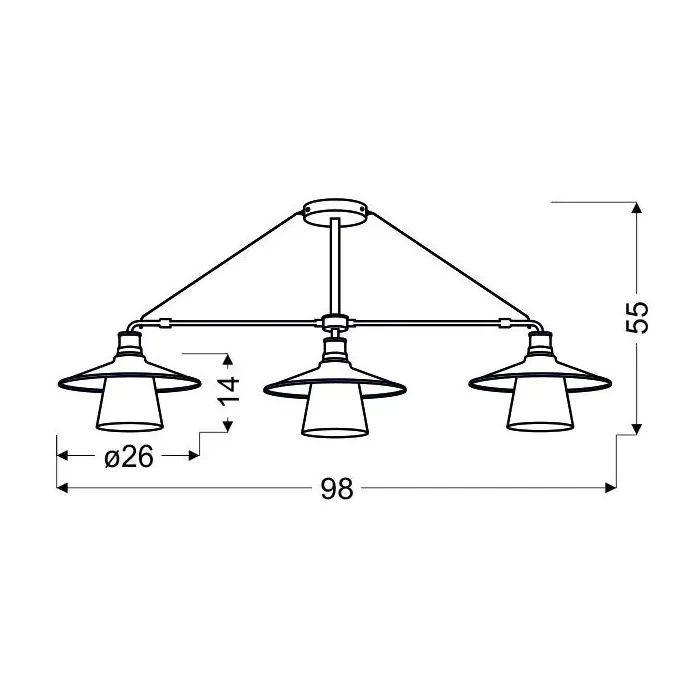 Люстра Candellux LOFT (33-43115) изображение 2
