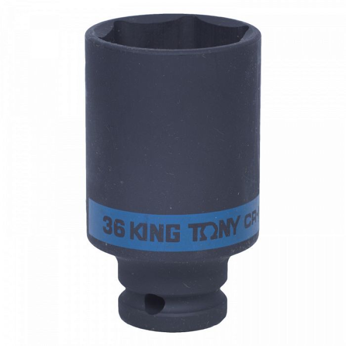 Головка торцевая KING TONY 1/2" 36 мм шестигранная ударная длинная (443536M)