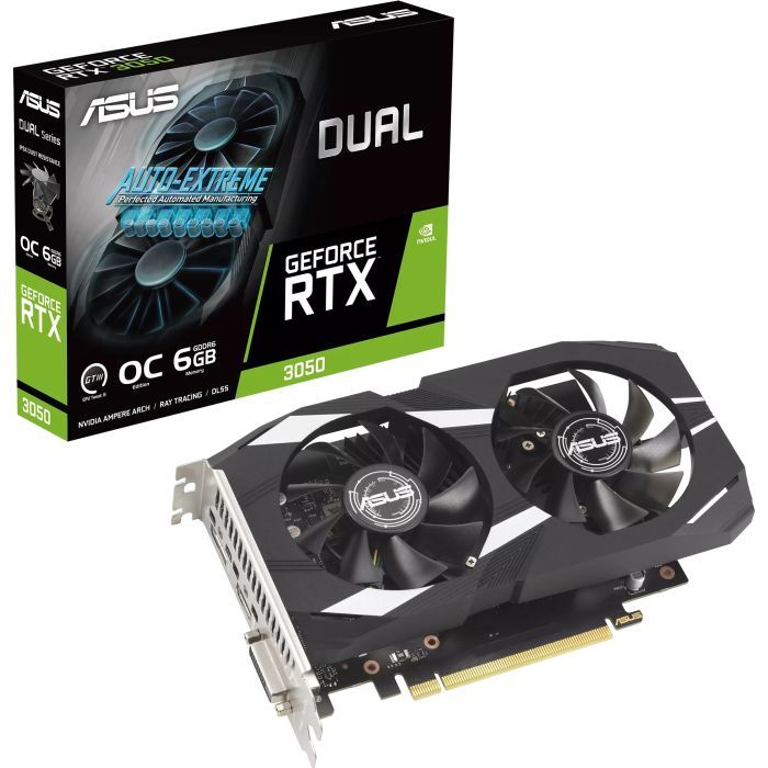 Видеокарта ASUS GeForce RTX3050 6Gb DUAL OC (DUAL-RTX3050-O6G) изображение 11