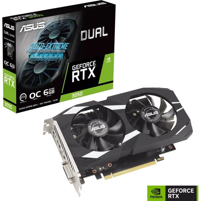 Видеокарта ASUS GeForce RTX3050 6Gb DUAL OC (DUAL-RTX3050-O6G) изображение 12