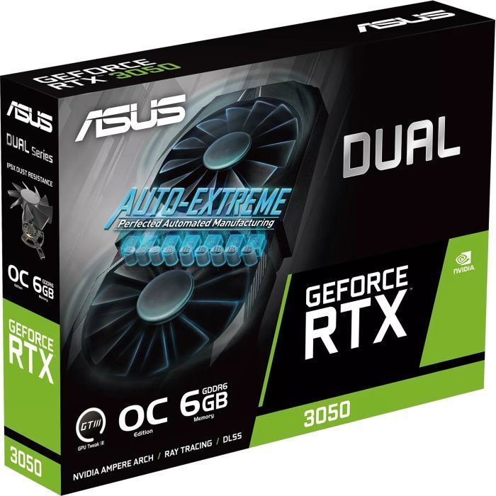 Видеокарта ASUS GeForce RTX3050 6Gb DUAL OC (DUAL-RTX3050-O6G) изображение 9
