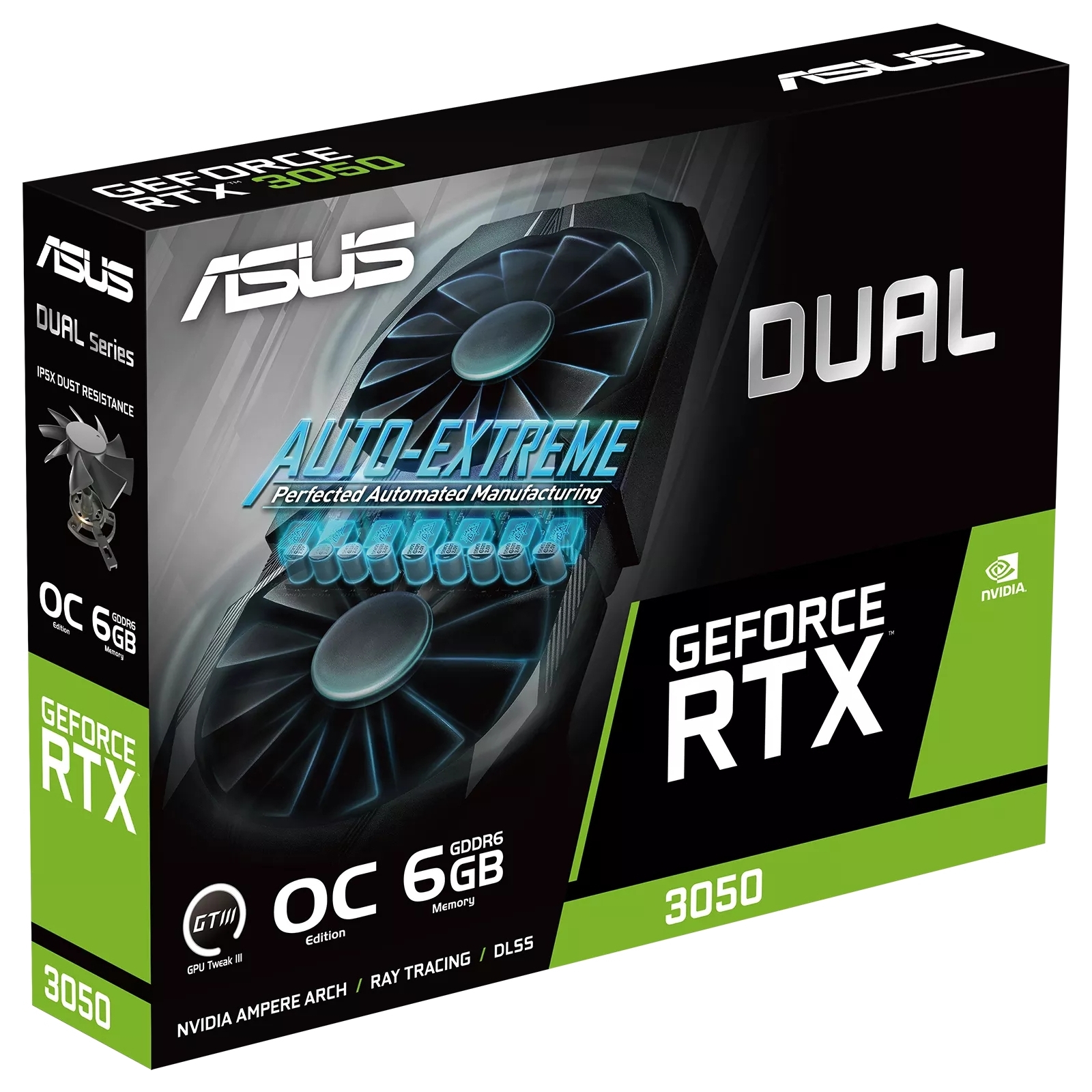 Видеокарта ASUS GeForce RTX3050 6Gb DUAL OC (DUAL-RTX3050-O6G) изображение 9