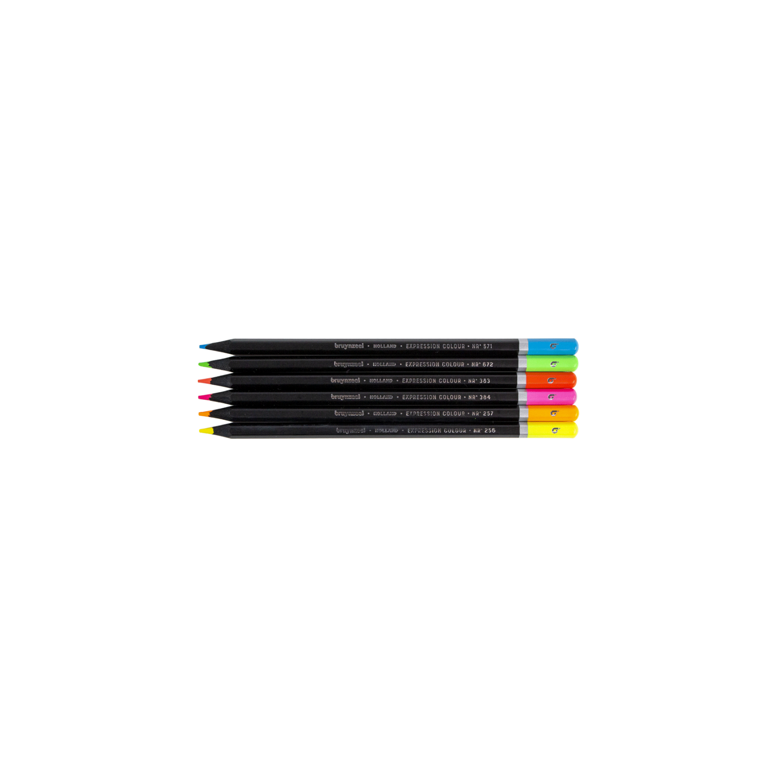 Карандаши цветные Bruynzeel EXPRESSION NEON, 6 цветов (8712079468408) изображение 4