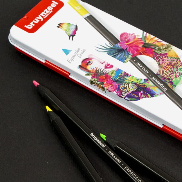 Олівці кольорові Bruynzeel EXPRESSION NEON, 6 кольорів (8712079468408) зображення 9