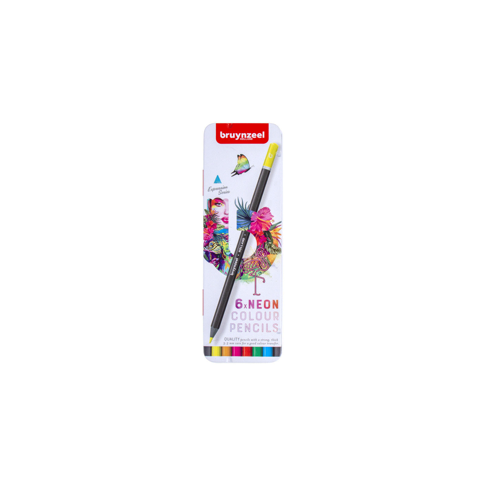 Карандаши цветные Bruynzeel EXPRESSION NEON, 6 цветов (8712079468408)