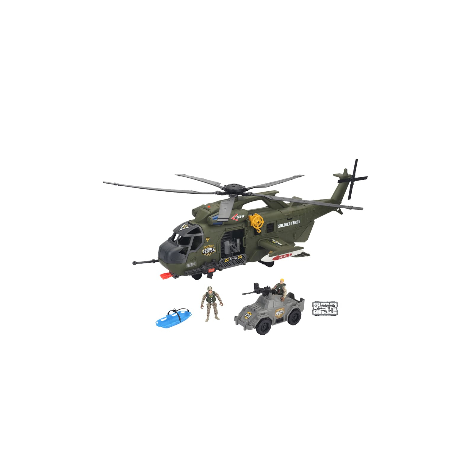 Ігровий набір Chap Mei Солдати L&S Air Command Combat Copter Бойовий вертоліт (545163) зображення 3