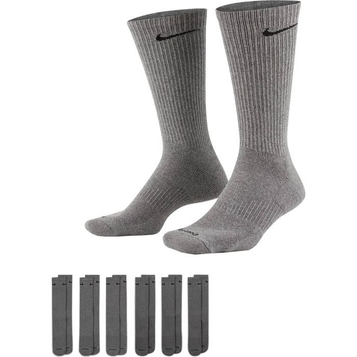 Шкарпетки Nike U NK ED PLS CSH CRW 6PR-132 SX6897-065 46-50 6 пар Сірі (195241138718) зображення 2