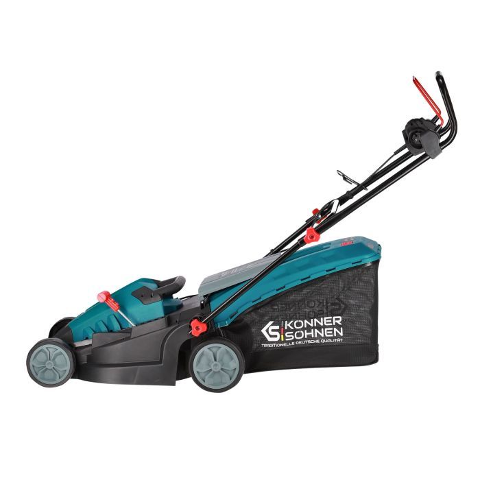 Газонокосилка Konner&Sohnen KS 38LM-BL 1400Вт 38см 25-65мм 230-240В 50л 3000об/хв (KS38LM-BL) изображение 2
