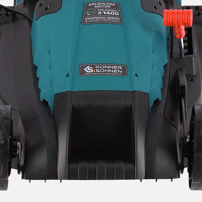 Газонокосилка Konner&Sohnen KS 38LM-BL 1400Вт 38см 25-65мм 230-240В 50л 3000об/хв (KS38LM-BL) изображение 6