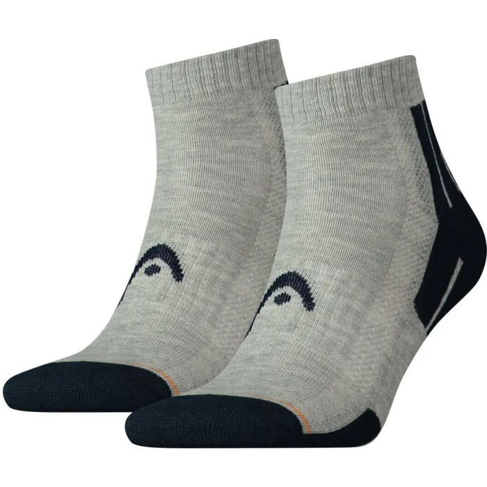 Носки Head Qperformance Quarter 741018001-650 2 пари Сірий/Синій 35-38 (8718824326856)