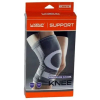 Фиксатор колена LiveUp Knee Support LS5676-L сірий, білий Уні L (6951376183153) изображение 6