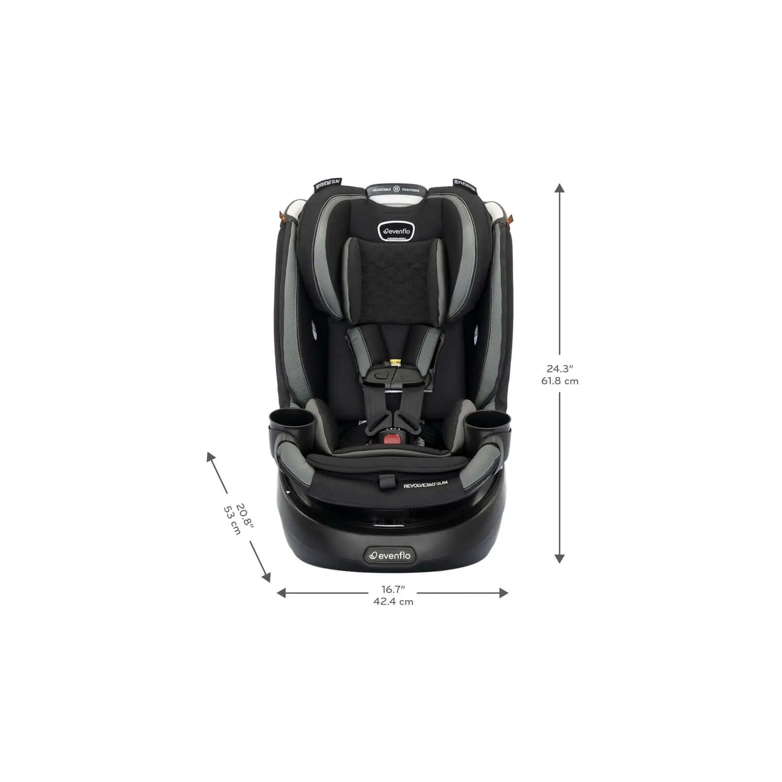 Автокресло Evenflo Revolve 360 Slim (1,8 до 29,5 кг) Salem Black (032884203536) изображение 2