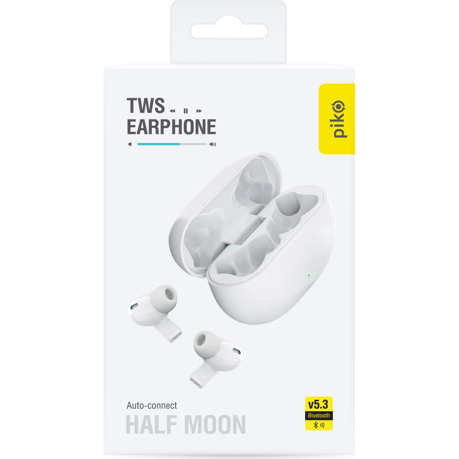 Навушники Piko TWS-HalfMoon White (1283126583391) зображення 8