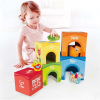 Развивающая игрушка Hape деревянные кубики Башня со зверьками (E0451) изображение 3