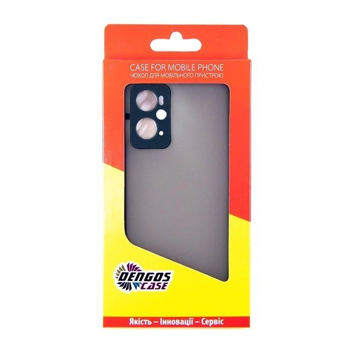 Чехол для мобильного телефона Dengos Kit for OPPO A76 case + glass (Black) (DG-KM-37) изображение 4