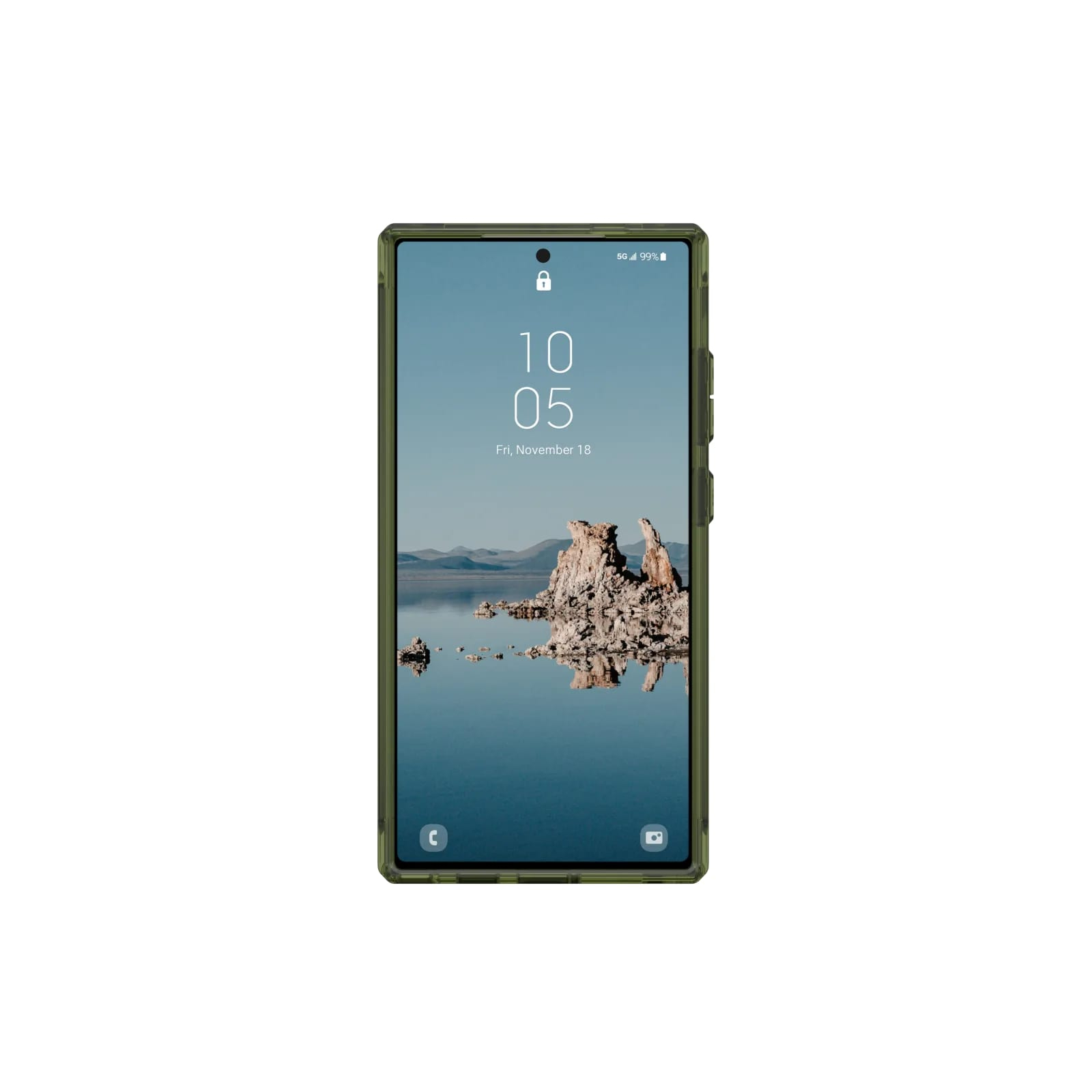 Чохол до мобільного телефона UAG Samsung Galaxy S24 Ultra Plyo Pro Ice/Olive (214431114372) зображення 4