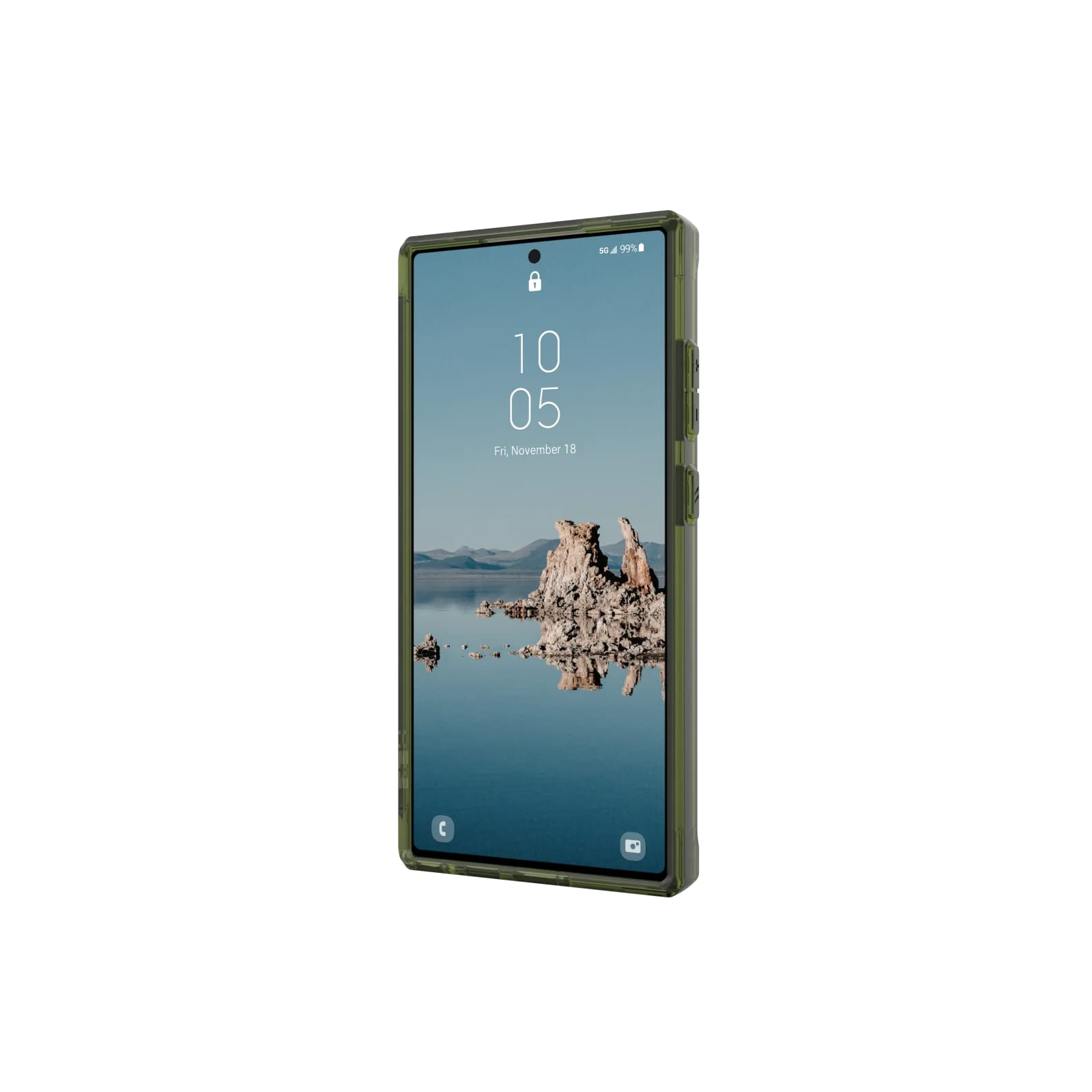 Чохол до мобільного телефона UAG Samsung Galaxy S24 Ultra Plyo Pro Ice/Olive (214431114372) зображення 5