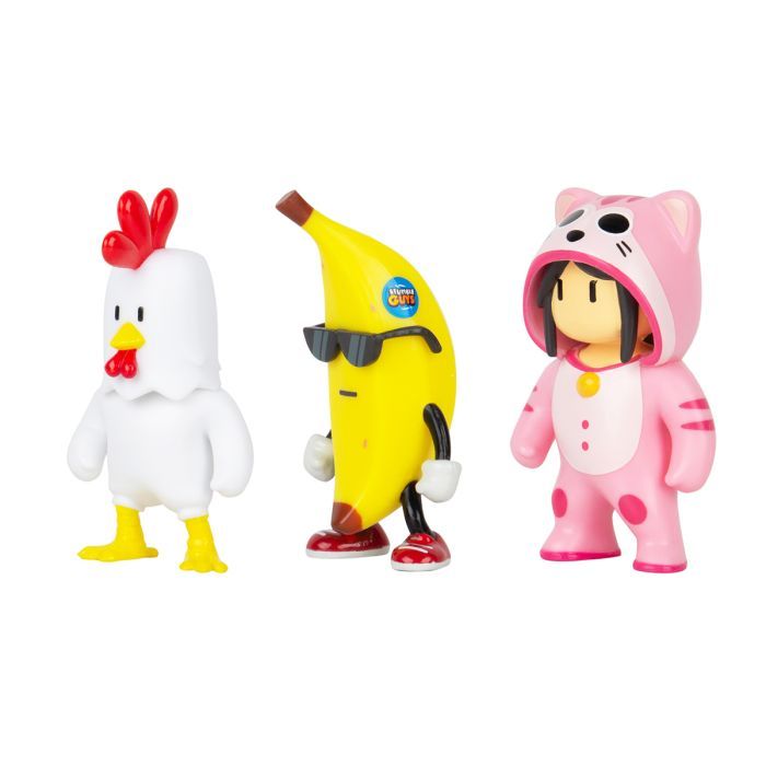 Фигурка Stumble Guys набор коллекционных - Цыпленок, Банан, Мяумер (SG2020-6) изображение 2