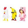 Фигурка Stumble Guys набор коллекционных - Цыпленок, Банан, Мяумер (SG2020-6) изображение 2
