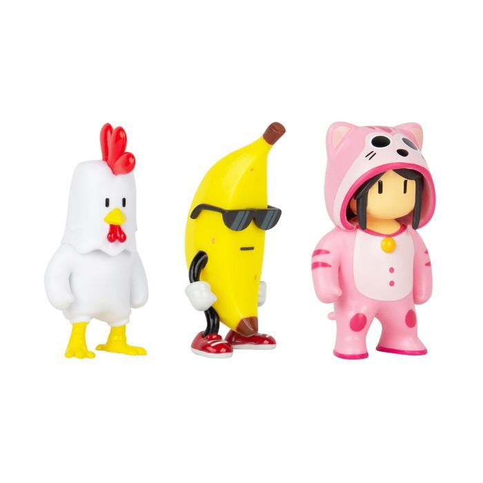 Фигурка Stumble Guys набор коллекционных - Цыпленок, Банан, Мяумер (SG2020-6) изображение 3